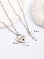 Lockable Good Girl Collar – Heart Lock and Key Necklace - Image 7