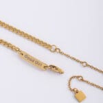Good Girl anklet BDSM in gold with adjustable chain and submissive jewelry engraving