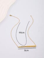 Daddy’s Good Girl necklace – gold hidden message submissive jewelry