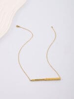 Daddy’s Good Girl necklace – gold hidden message submissive jewelry