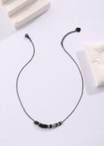 Hidden Message Necklace BDSM – Morse Code Submissive Collar - Image 8