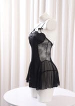 Submissive Slave Outfit – Sheer Kajira Nightgown “Property of Sir” - Image 3