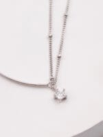 Sterling Silver Crown Submissive Bracelet – Dual Chain with Bar Accent - Image 2