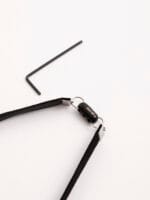 Permanent locking collar, Leather Good Girl with hex lock clasp for discreet ownership and daily submission