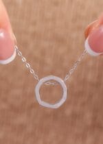 o ring pendant silver