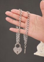 Lockable Submissive Anklet Good Girl – Adjustable Anklet with Padlock Charm - Image 4