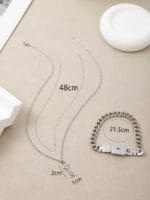 Permanent Locking Bracelet for Submissive – Hidden Message & Key Engraving - Image 8