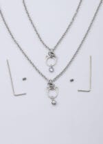 Petplay Submissive Necklace – Kitten Ear Hex Lock Day Collar - Image 8