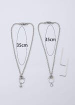 Petplay Submissive Necklace – Kitten Ear Hex Lock Day Collar - Image 12