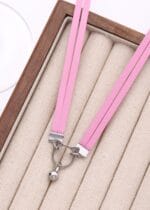 Permanent Locking Collar – Pink Kitten Ear Day Collar with Bell - Image 3