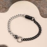 The O-Ring Pledge permanent locking bracelet for submissive ownership