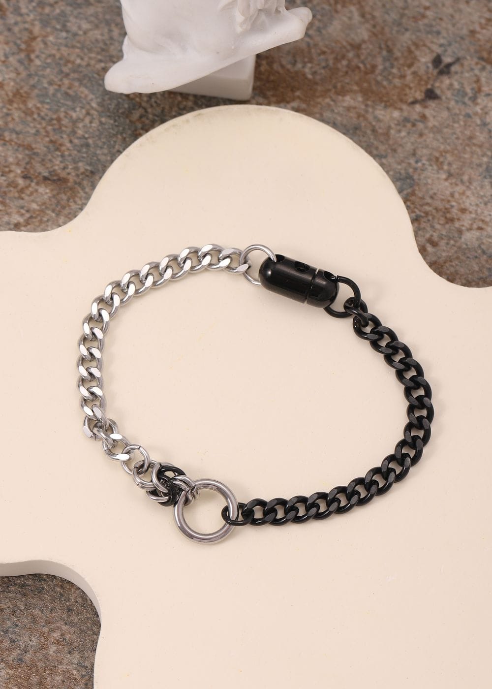 The O-Ring Pledge permanent locking bracelet for submissive ownership