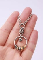 Morse Code Submissive Collar – Hidden Owned O-Ring Necklace - Image 2