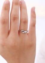 Engraved Submissive Ring – Sterling Silver Eternity Band - Image 7