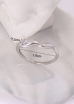 Engraved Submissive Ring – Sterling Silver Eternity Band - Image 6