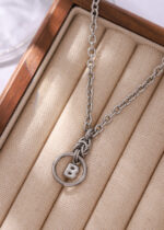 Submissive Day Collar – Custom Initial Pendant owned with Hex Lock - Image 3