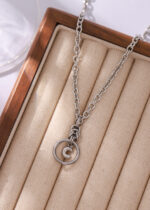 Submissive Day Collar – Custom Initial Pendant owned with Hex Lock - Image 8
