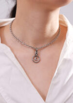 Submissive Day Collar – Custom Initial Pendant owned with Hex Lock - Image 12