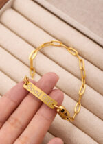 Engraved BDSM Anklet – Personalized Submissive Jewelry with Hex Lock - Image 4