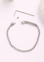 Lockable BDSM Anklet – Good Girl Permanent Stainless Steel Chain - Image 7