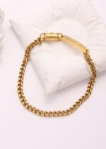 A Hex Lock Good Girl Anklet for submissive women — symbolic, discreet, and lockable BDSM jewelry for daily wear and ownership rituals.