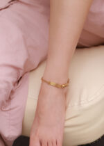 Engraved BDSM Anklet – Personalized Submissive Jewelry with Hex Lock - Image 3