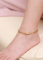 Engraved BDSM Anklet – Personalized Submissive Jewelry with Hex Lock - Image 2