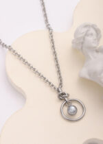 Silver Grey Discreet Day Collar – The Silent Pearl of Obedience - Image 2