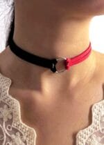 Lockable O-ring collar with customizable submissive collar options, engraved hex locks, and discreet day collar styling. Your ritual, your rules.