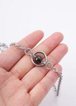 The Trinity of Obedience – Triple O-Ring Submissive Anklet with Black Pearl – Lockable Devotion Cuff - Image 4