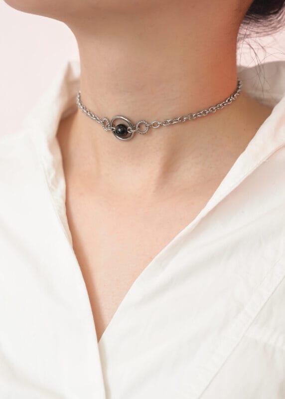 Discreet day collar BDSM meaning explained — how submissives wear symbolic collars daily in D/s relationships with elegance and devotion.