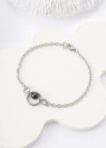 The Trinity of Obedience – Triple O-Ring Collar with Black Pearl – Lockable Devotion Choker - Image 7